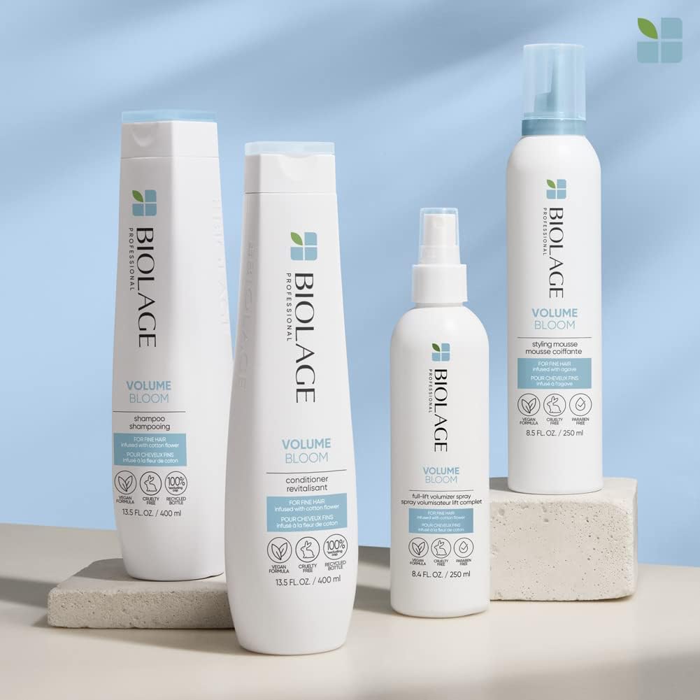 Biolage Volume Bloom Shampoo & Conditioner Set - Lightweight Volume & Shine, For Fine Hair, Paraben & Silicone-Free