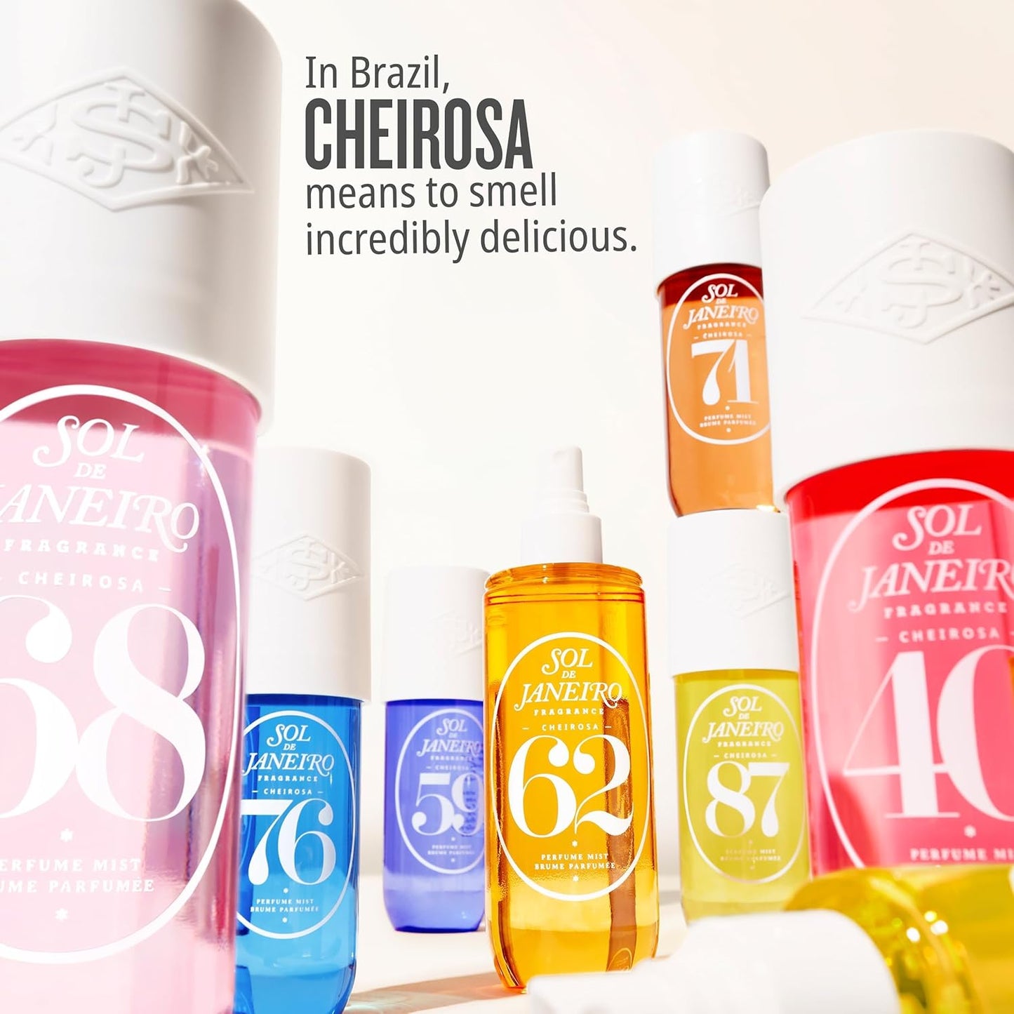 SOL DE JANEIRO Cheirosa '62 Hair & Body Fragrance Mist Full Size and Travel Size Set