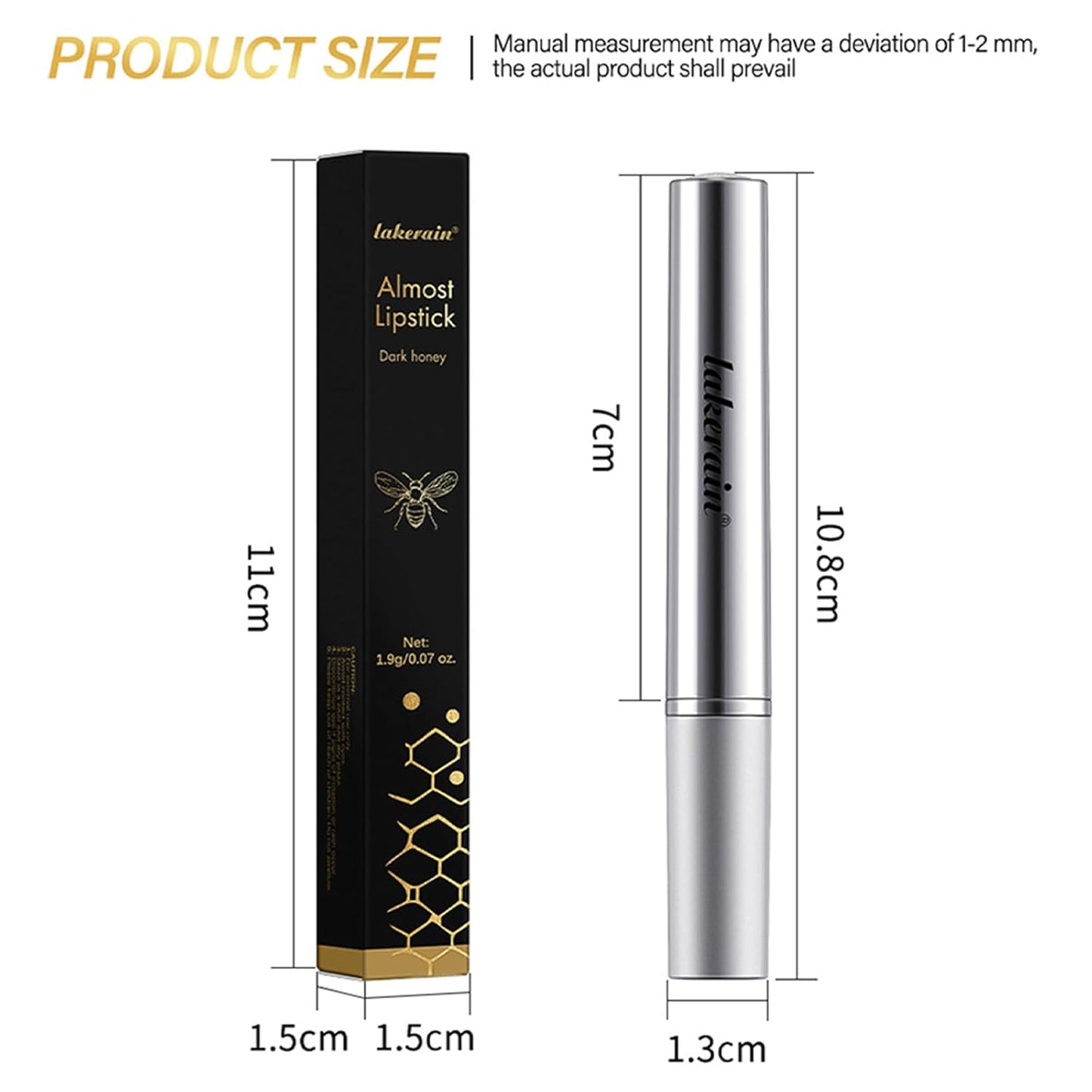 Erinde 2PCS Tinted Lip Balm Lipstick, Hydrating Natural Glossy Lip Balm, Sheer Lightweight Color, Moisturizing Lipstick Makeup Lip Care Balm for Repairing Dry Lips