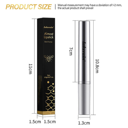 Erinde 2PCS Tinted Lip Balm Lipstick, Hydrating Natural Glossy Lip Balm, Sheer Lightweight Color, Moisturizing Lipstick Makeup Lip Care Balm for Repairing Dry Lips