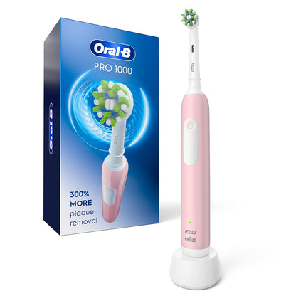 Oral-B Pro 1000 Rechargeable Electric Toothbrush, Pink